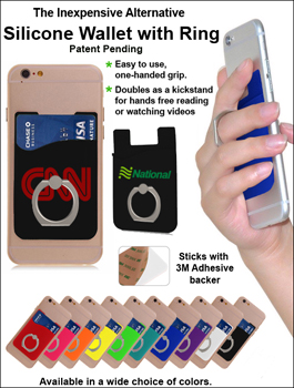 Silicone Wallet Phone Holder